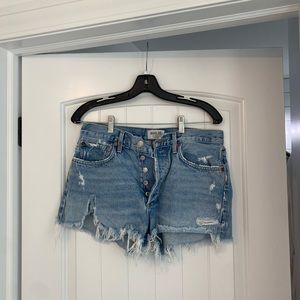 Agolde denim shorts
